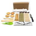 Набор для изготовления суши, натуральная форма для суши, сделай сам, рулонная кухня, бамбуковые коврики на колесиках
